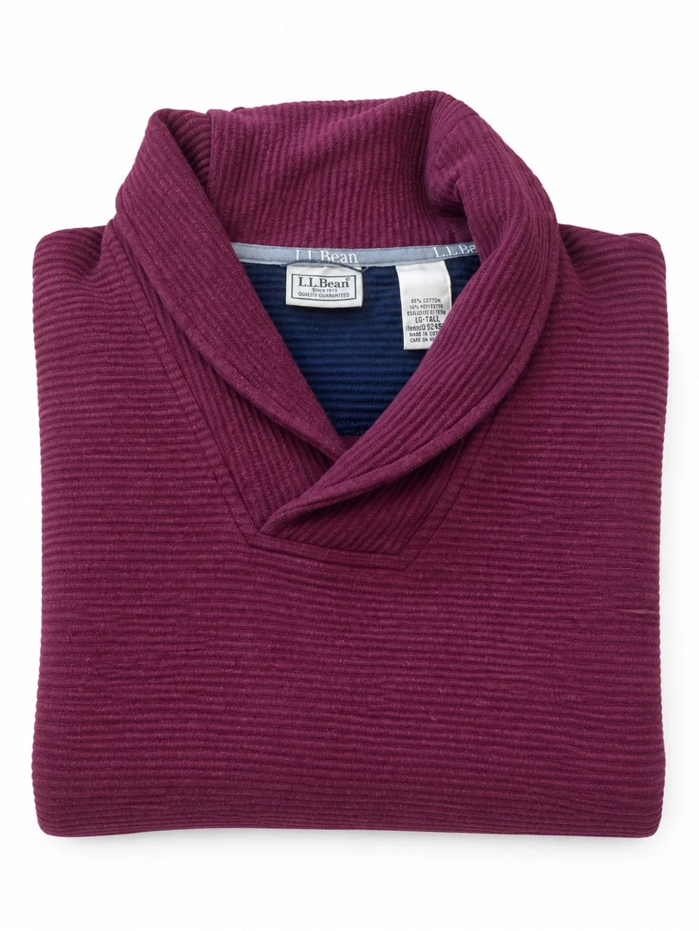 Lands' End Men's Crewneck Sweater in Light Beige